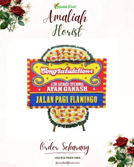 Sewa Papan Bunga Pakulonan Barat